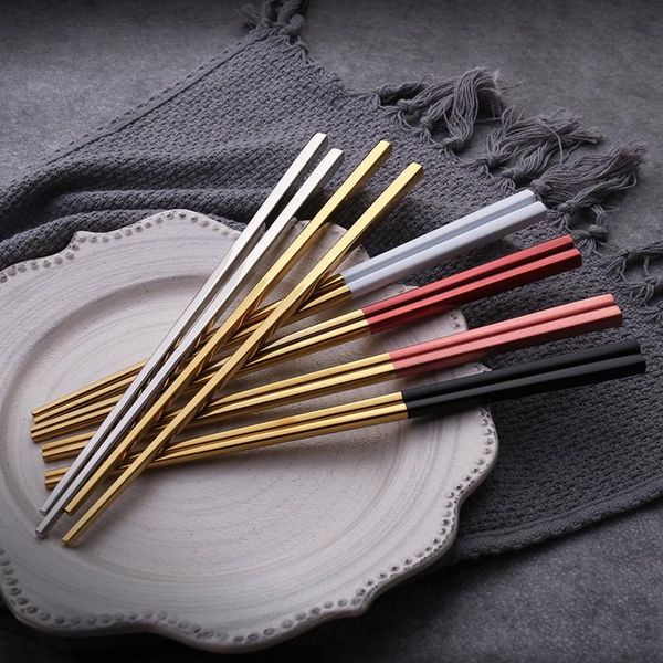 stainless steel chopsticks 1 pair metal chop sticks silver gold multicolor chinese traditional tableware wedding party festival
stainless steel chopsticks 1 pair metal chop sticks silver gold multicolor chinese traditional tableware wedding party festival