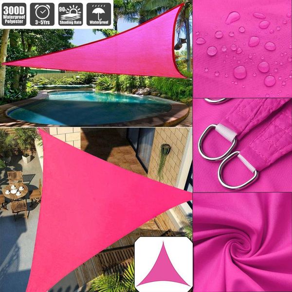 shade 3x3/4x4/5x5/6x6m 8 size rose red 300d regular triangle sail waterproof polyester awning outdoor sun shelter garden camping
shade 3x3/4x4/5x5/6x6m 8 size rose red 300d regular triangle sail waterproof polyester awning outdoor sun shelter garden camping