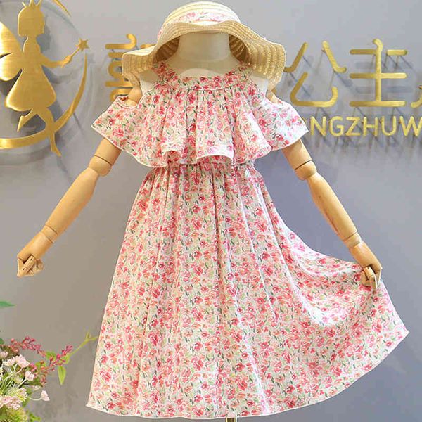 girls dress fashion off-shoulder floral print summer holiday style children's + hat 210515, Red;yellow
girls dress fashion off-shoulder floral print summer holiday style children's + hat 210515, Red;yellow