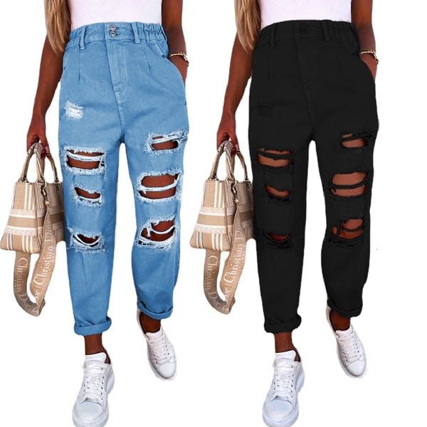 women's jeans high-waisted jeans, autumn, winter, torn, stretch, smooth, pants 3l1g, Blue
women's jeans high-waisted jeans, autumn, winter, torn, stretch, smooth, pants 3l1g, Blue