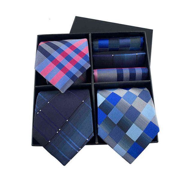2021 men's tie fashion busins stripe tie square scarf combination set luxury gift box, Blue;purple
2021 men's tie fashion busins stripe tie square scarf combination set luxury gift box, Blue;purple