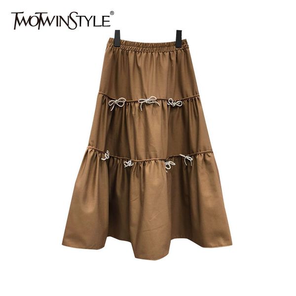 patchwork bowknot midi skirt for women high waist casual elegant skirts female fashion new clothing stylish 210428, Black
patchwork bowknot midi skirt for women high waist casual elegant skirts female fashion new clothing stylish 210428, Black