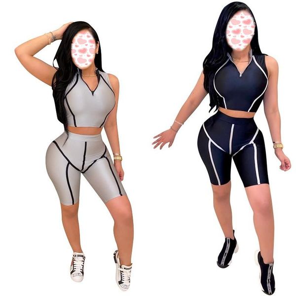 summer short two piece set women clothes sleeveless and shorts sportswear bodycon tracksuit club outfits dress, White
summer short two piece set women clothes sleeveless and shorts sportswear bodycon tracksuit club outfits dress, White