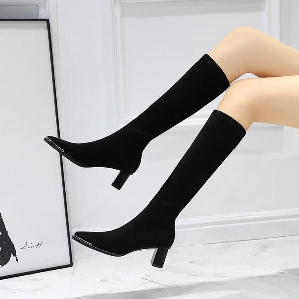 boots bigtree style women motorcyle fashion square toe knee high autumn winter warm velvet heels shoes, Black
boots bigtree style women motorcyle fashion square toe knee high autumn winter warm velvet heels shoes, Black