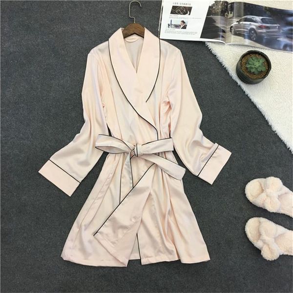 women's sleepwear spring/summer/autumn spaghetti strap nightgown female silk robe twinset lounge set, Black;red
women's sleepwear spring/summer/autumn spaghetti strap nightgown female silk robe twinset lounge set, Black;red