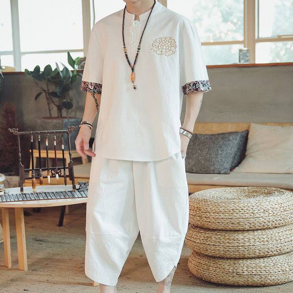 spring long sleeve t-shirt chine style large size han cotton linen v-neck tang suit men's wear, Black
spring long sleeve t-shirt chine style large size han cotton linen v-neck tang suit men's wear, Black