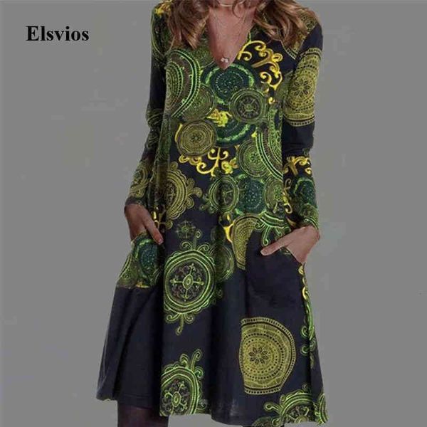 casual dresses 2021 spring elegant v neck women a-line vintage pattern print pocket party autumn long sleeve loose vestidos 4txy, Black;gray
casual dresses 2021 spring elegant v neck women a-line vintage pattern print pocket party autumn long sleeve loose vestidos 4txy, Black;gray