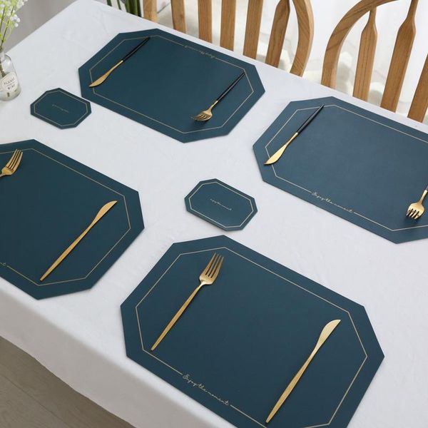 mats & pads 5pcs nordic modern waterproof oil-proof anti-ironing pad table anise non-slip cup mat dinning decor plate leather
mats & pads 5pcs nordic modern waterproof oil-proof anti-ironing pad table anise non-slip cup mat dinning decor plate leather