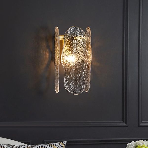 modern simple golden wall lamp glass for living room sofa bedroom bedside household e14
modern simple golden wall lamp glass for living room sofa bedroom bedside household e14