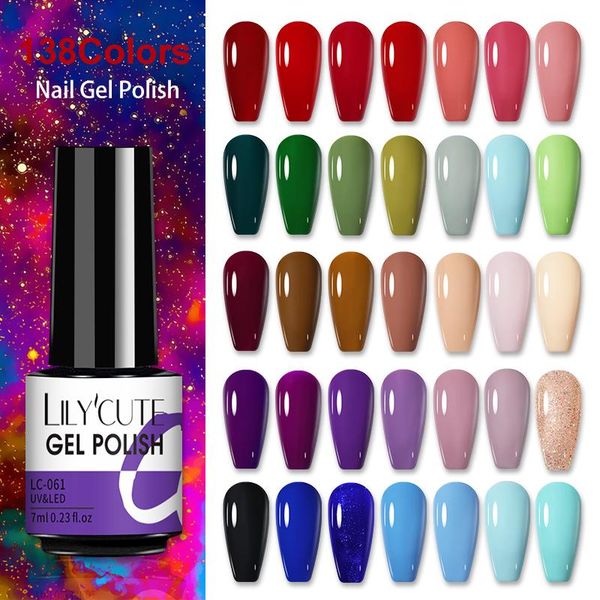 nail gel lilycute 7ml polish semi permanent varnish matte effect long lasting base coat art manicure, Red;pink
nail gel lilycute 7ml polish semi permanent varnish matte effect long lasting base coat art manicure, Red;pink