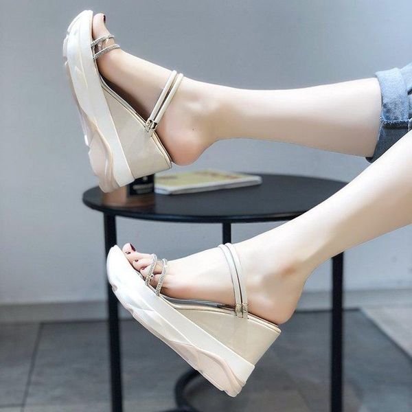 slippers casual women's fashion simple open-toe thick bottom all-match two-wear wedge outdoor 2021, Black
slippers casual women's fashion simple open-toe thick bottom all-match two-wear wedge outdoor 2021, Black
