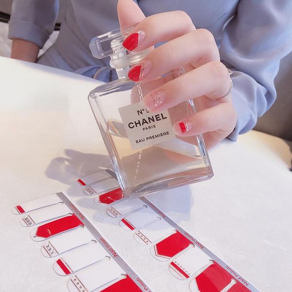 false nails fake japanese style nail stickers non-nail patch fingernails art accessories for manicure cute fashion girls, Red;gold
false nails fake japanese style nail stickers non-nail patch fingernails art accessories for manicure cute fashion girls, Red;gold