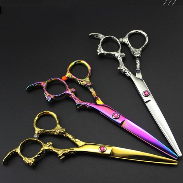 hair scissors hairdressing set color golden dragon-shaped handle flat 6-inch salon barber stylist
hair scissors hairdressing set color golden dragon-shaped handle flat 6-inch salon barber stylist