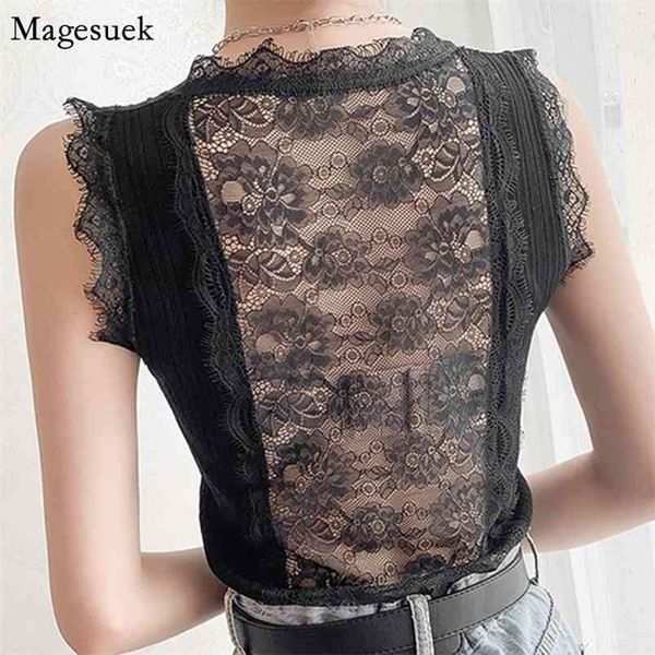 hollow out lace back knitted tank women sleeveless summer women's vest solid v neck ice silk femme 13600 210512, White
hollow out lace back knitted tank women sleeveless summer women's vest solid v neck ice silk femme 13600 210512, White