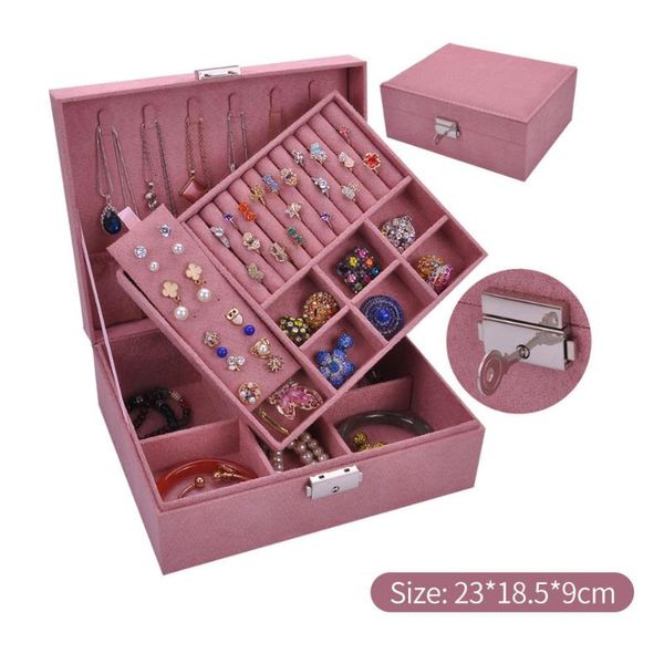 christmas decorations double-layer velvet jewelry organizer storage box big space earring rings necklace bracelet watch display case gift wi
christmas decorations double-layer velvet jewelry organizer storage box big space earring rings necklace bracelet watch display case gift wi