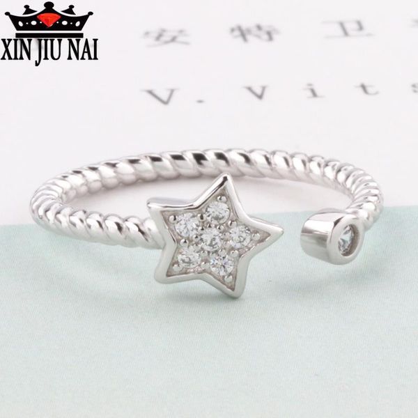 cluster rings fashion jewelry silver color shine angel star cubic zirconia open for women and round zircon ring, Golden;silver
cluster rings fashion jewelry silver color shine angel star cubic zirconia open for women and round zircon ring, Golden;silver