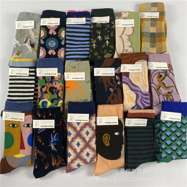 socks bonne four seasons medium tube women's abstract art painting design fashion brand cotton, Black;white
socks bonne four seasons medium tube women's abstract art painting design fashion brand cotton, Black;white