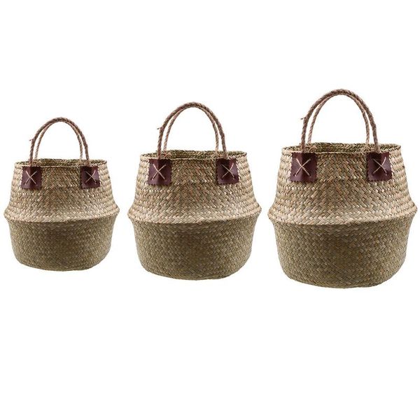 storage baskets 3pcs seagrass woven laundry basket clothes organizer folding wicker for plants toys gadgets home garden decor
storage baskets 3pcs seagrass woven laundry basket clothes organizer folding wicker for plants toys gadgets home garden decor