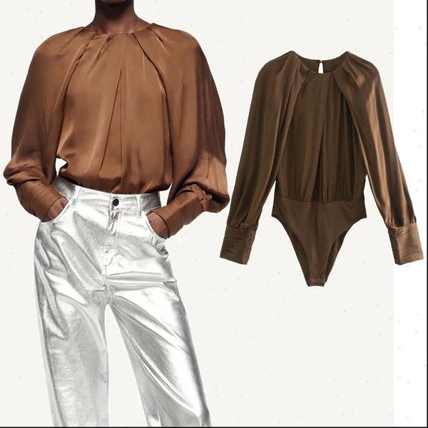 summer autumn silk satin texture womens romper jumper body suit casual slim jumpsuit girl bodysuit solid brand, Black;white
summer autumn silk satin texture womens romper jumper body suit casual slim jumpsuit girl bodysuit solid brand, Black;white