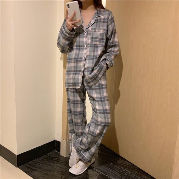 xxl men couple womens sleepwears pajamas set casual loose home clothes long sleeve pants 2 piece sleepwear suit, Black;red
xxl men couple womens sleepwears pajamas set casual loose home clothes long sleeve pants 2 piece sleepwear suit, Black;red