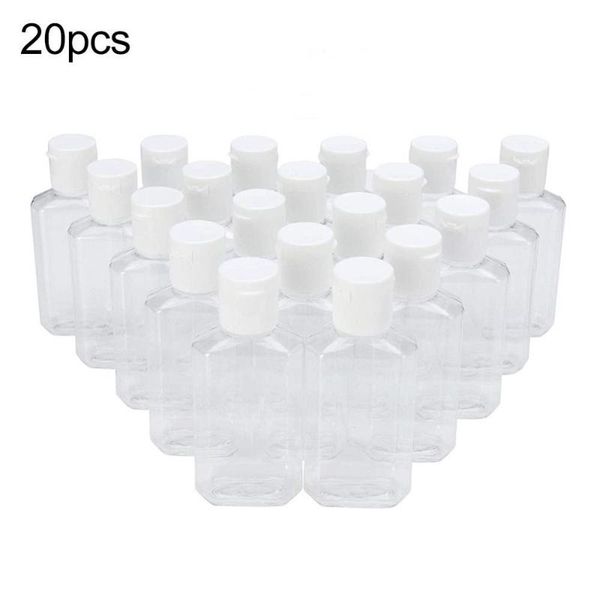 20pcs 60ml portable travel clear empty refillable sanitizer liquid soap bottle dispenser 
20pcs 60ml portable travel clear empty refillable sanitizer liquid soap bottle dispenser