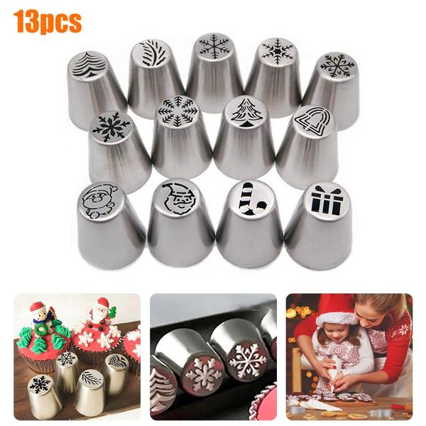 other festive & party supplies 13pcs christmas flower frosting tip russian piping tips cake decorating baking icing for cupcake
other festive & party supplies 13pcs christmas flower frosting tip russian piping tips cake decorating baking icing for cupcake
