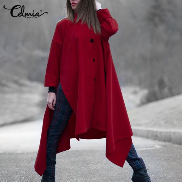 women's wool & blends celmia women asymmetrical warm coats winter causal long sleeve single breasted zipper female fashion lapel outwea, Black
women's wool & blends celmia women asymmetrical warm coats winter causal long sleeve single breasted zipper female fashion lapel outwea, Black