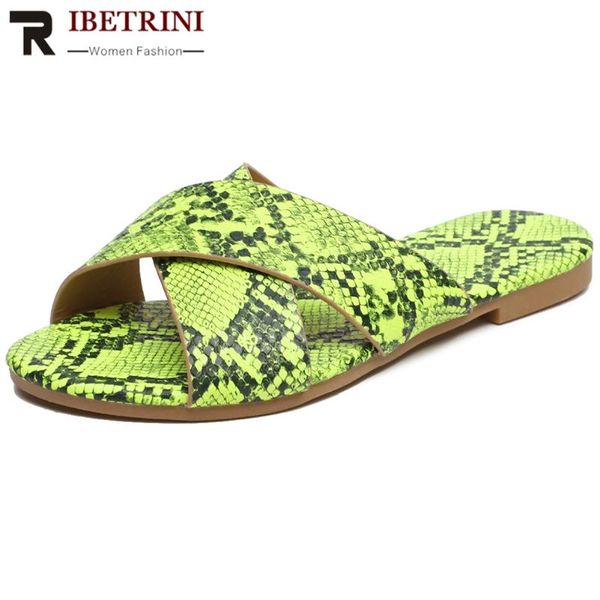 slippers ribetrini ins female shoes woman snake print cross tied flat women summer casual holiday outdoor, Black
slippers ribetrini ins female shoes woman snake print cross tied flat women summer casual holiday outdoor, Black
