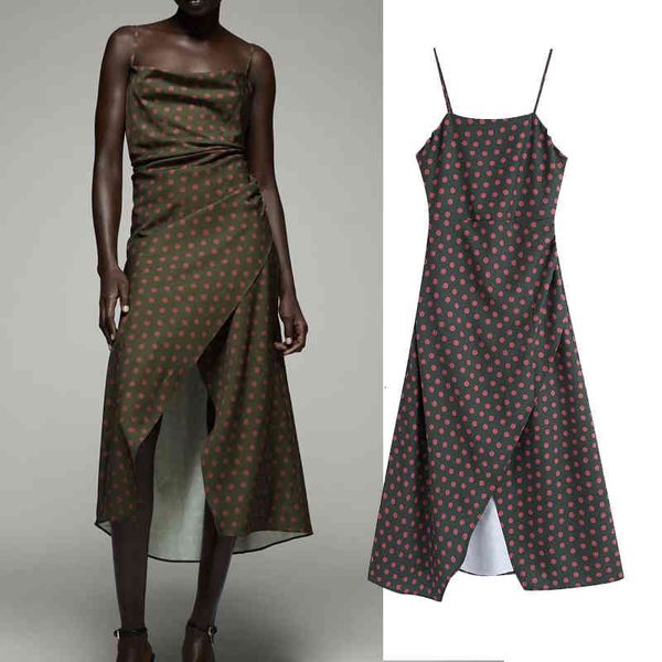 casual dresses women dot printing sling dress sleeveless midi long backless slim waist chic party mujer z8r8, Black;gray
casual dresses women dot printing sling dress sleeveless midi long backless slim waist chic party mujer z8r8, Black;gray