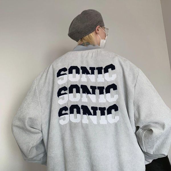 women's jackets vintage baseball jacket couple corduroy spring autumn high street hip-hop style casual loose embroidered coat trend, Black;brown
women's jackets vintage baseball jacket couple corduroy spring autumn high street hip-hop style casual loose embroidered coat trend, Black;brown