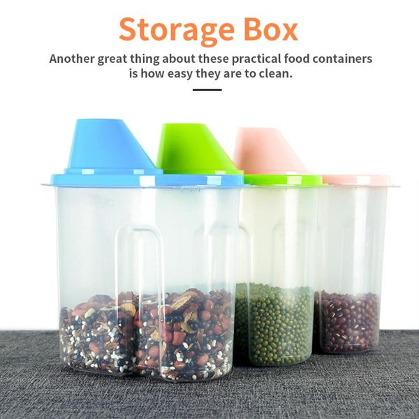 storage bottles & jars 1.9/2.5l pp food box plastic sealpot container pantry organizer bottle kitchen jar with seal silicone lid
storage bottles & jars 1.9/2.5l pp food box plastic sealpot container pantry organizer bottle kitchen jar with seal silicone lid