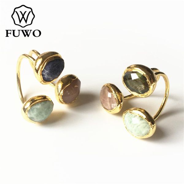 cluster rings fuwo trendy women natural gems stone cuff elegant carved crystal jewelry fit female wedding party 5 pieces/lot rg023, Golden;silver
cluster rings fuwo trendy women natural gems stone cuff elegant carved crystal jewelry fit female wedding party 5 pieces/lot rg023, Golden;silver