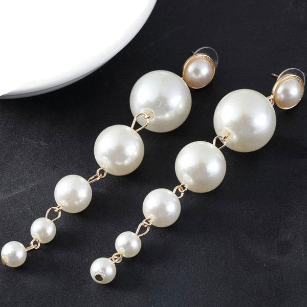 fashion long pearl stud earrings bridal simple jewelry for women girl wedding party club accessories decor, Golden;silver
fashion long pearl stud earrings bridal simple jewelry for women girl wedding party club accessories decor, Golden;silver