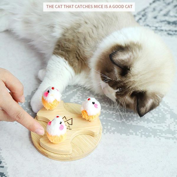 cat toys wooden hunt hamster toy chase mouse funny interactive game spinning fingertip catch bite catnip pet supplies
cat toys wooden hunt hamster toy chase mouse funny interactive game spinning fingertip catch bite catnip pet supplies