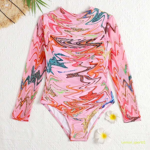 lemon one piece mesh long sleeve ladies swimwear designer letter print women's bikini summer swimsuit 1104, Black
lemon one piece mesh long sleeve ladies swimwear designer letter print women's bikini summer swimsuit 1104, Black