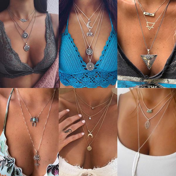 bohemian 3d palm moon sun pendant multilayer necklace gold silver color geometric charm jewelry for women
bohemian 3d palm moon sun pendant multilayer necklace gold silver color geometric charm jewelry for women