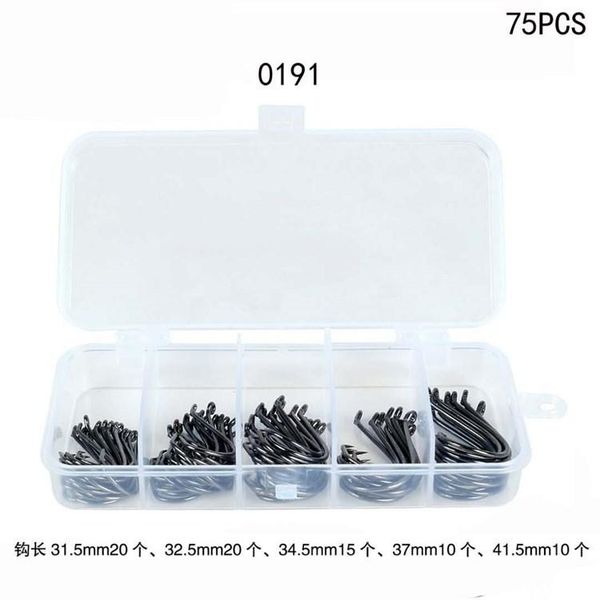 fishing hooks 75 pieces of hook set carbon steel single circle fish pierced carp sea tackle accessories
fishing hooks 75 pieces of hook set carbon steel single circle fish pierced carp sea tackle accessories