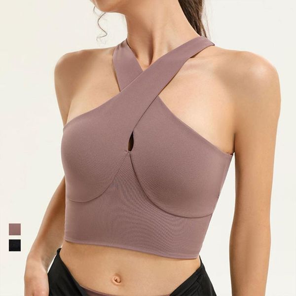 woman sports no rim underwear with pad women's bra running yoga vest gym fitness clothes cross straps shockproof outfit
woman sports no rim underwear with pad women's bra running yoga vest gym fitness clothes cross straps shockproof outfit
