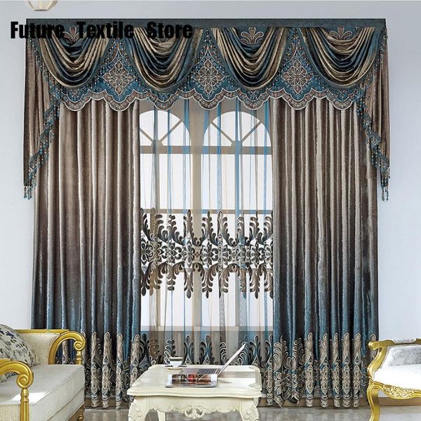 curtain & drapes modern european style luxury embroidered curtains for living room dining blackout customized
curtain & drapes modern european style luxury embroidered curtains for living room dining blackout customized
