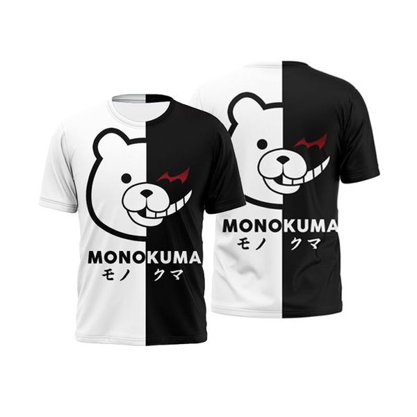men's t-shirts danganron broken t-shirt cute bear 3d funny harajuku boys and girls clothes black white anime, White;black
men's t-shirts danganron broken t-shirt cute bear 3d funny harajuku boys and girls clothes black white anime, White;black