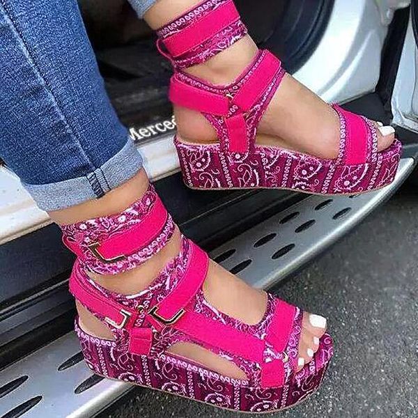 sandals women platform 2021 bandana casual shoes hook & loop wedges chunky sandal high heels fashion ladies females, Black
sandals women platform 2021 bandana casual shoes hook & loop wedges chunky sandal high heels fashion ladies females, Black