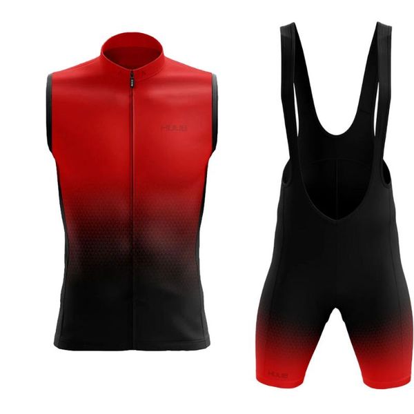 racing sets huub bicycle clothes sleeveless cycling jersey set 9d gel pads bike shorts mtb cycle jacket camiseta sin mangas ciclismo, Black;blue
racing sets huub bicycle clothes sleeveless cycling jersey set 9d gel pads bike shorts mtb cycle jacket camiseta sin mangas ciclismo, Black;blue