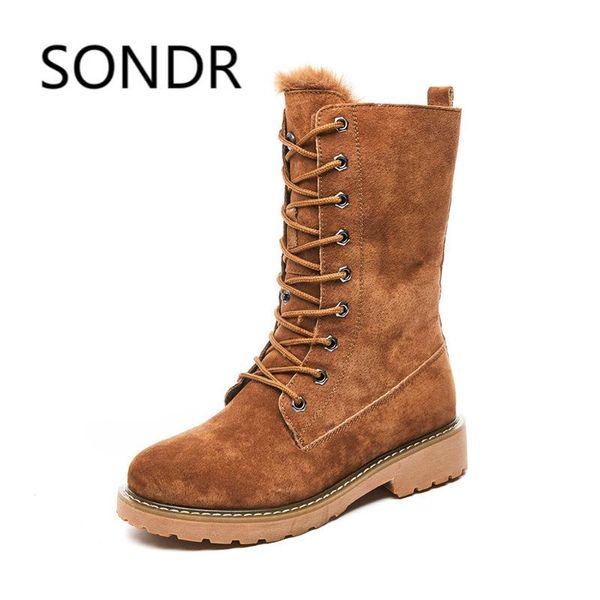 boots wedge shoes genuine leather snow woman winter warm women's mid-calf ladies platform booties 41, Black
boots wedge shoes genuine leather snow woman winter warm women's mid-calf ladies platform booties 41, Black