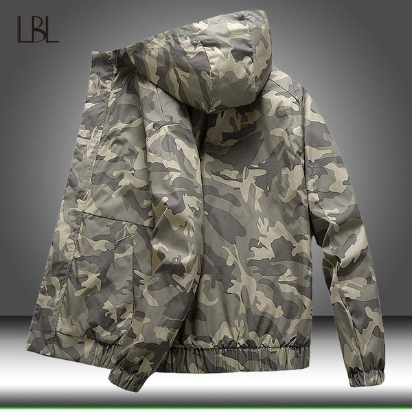 men's jackets mens casual camouflage hoodie jacket men 2021 autumn camo hooded windbreaker coat male military tactical bomber outwear 4, Black;brown
men's jackets mens casual camouflage hoodie jacket men 2021 autumn camo hooded windbreaker coat male military tactical bomber outwear 4, Black;brown
