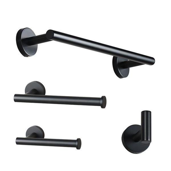 bath accessory set bathroom hardware accessories black round towel holder bar toilet paper ring robe hook
bath accessory set bathroom hardware accessories black round towel holder bar toilet paper ring robe hook