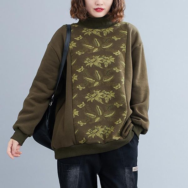 turtleneck high neck jumper hoodies floral long sleeve army green pullovers women autumn winter warm thick fleece sweatshirts women's &, Black
turtleneck high neck jumper hoodies floral long sleeve army green pullovers women autumn winter warm thick fleece sweatshirts women's &, Black