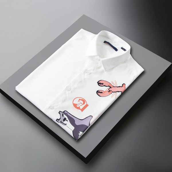 1a8r1c luxury designer mens shirts fashion casual business social and cocktail shirt brand printing spring autumn slimming the most fashiona, White;black
1a8r1c luxury designer mens shirts fashion casual business social and cocktail shirt brand printing spring autumn slimming the most fashiona, White;black
