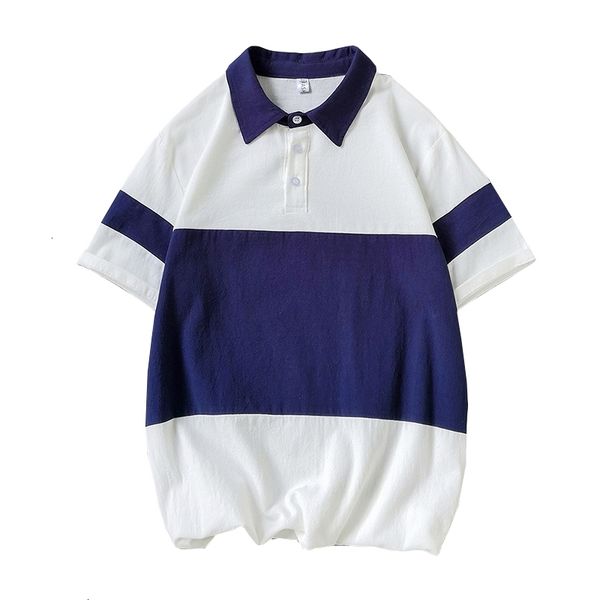men's polos summer stripe casual polo shirt men short sleeve turn down collar slim fit for 69cz, White;black
men's polos summer stripe casual polo shirt men short sleeve turn down collar slim fit for 69cz, White;black