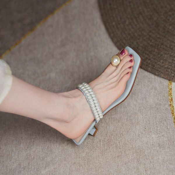 women slippers korean plus size 22-25cm microfiber pearl chain strap summer shoes woman individual design, Black
women slippers korean plus size 22-25cm microfiber pearl chain strap summer shoes woman individual design, Black
