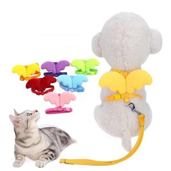 cat collars & leads cute angel pet harness and leash set for small dogs kitten leashes adjuestable accessories
cat collars & leads cute angel pet harness and leash set for small dogs kitten leashes adjuestable accessories